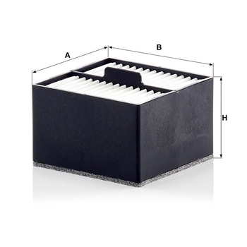 Filtru combustibil - MANN-FILTER [PU 911]