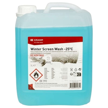 Lichid spalare parbriz - de iarna, Ready Mix (-25°C), 5l - KRAMP [SW301005KR]