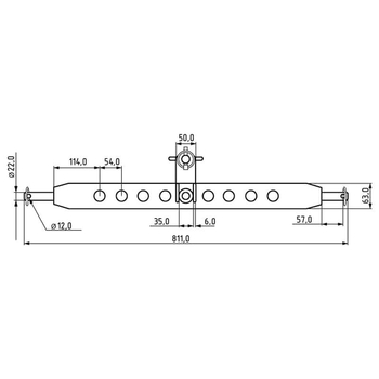 Bara remorcare in 3 puncte categoria 1 - KRAMP [TL150881]