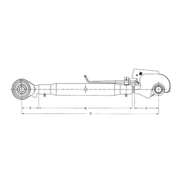 Tirant central cu carlig fus 275 m36 cat 3 3 - Vapormatic [VPL5029]