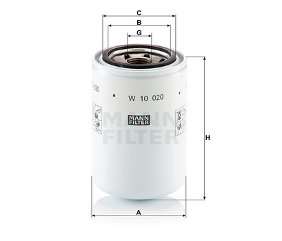 Filtru ulei - MANN-FILTER [W 10 020]