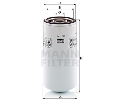 Filtru ulei - MANN-FILTER [W 11 023]