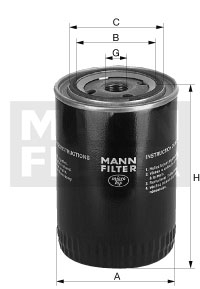 Filtru hidraulic - MANN-FILTER [W 11 102/16 (8)]