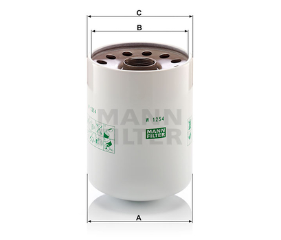 Filtru ulei - MANN-FILTER [W 1254 X]