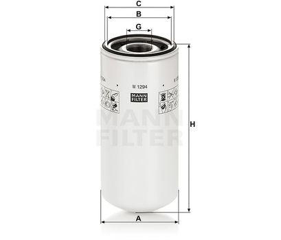 Filtru ulei - MANN-FILTER [W 1294]