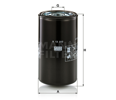 Filtru hidraulic - MANN-FILTER [W 13 010]