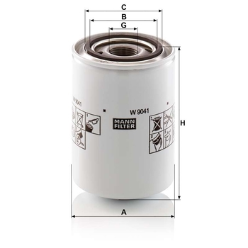 Filtru ulei - MANN-FILTER [W 9041]
