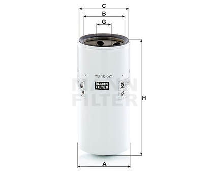 Filtru hidraulic - MANN-FILTER [WD 10 021]