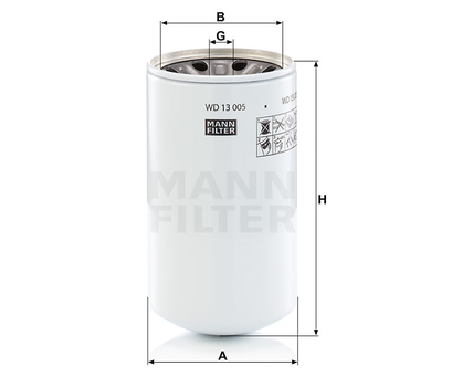 Filtru hidraulic - MANN-FILTER [WD 13 005 x]