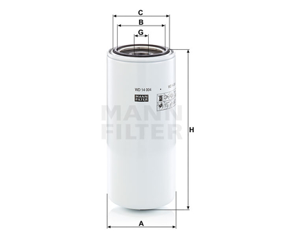 Filtru hidraulic - MANN-FILTER [WD 14 004]