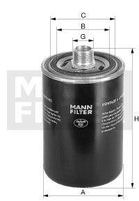 Filtru hidraulic - MANN-FILTER [WD 940/4]