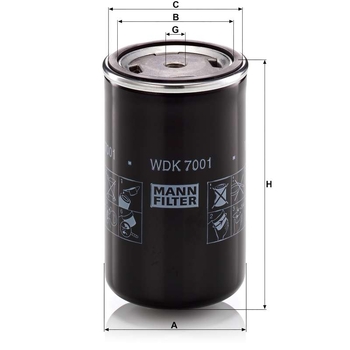 Filtru combustibil - MANN-FILTER [WDK 7001]