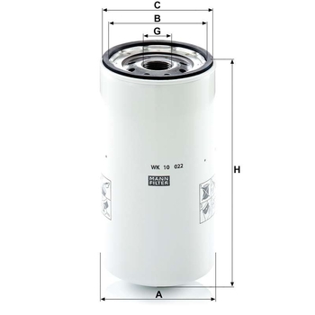 Filtru combustibil - MANN-FILTER [WK 10 022]