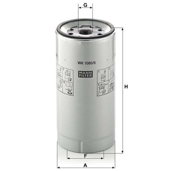 Filtru combustibil - MANN-FILTER [WK 1080/6 x]