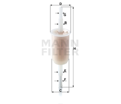 Filtru combustibil - prefiltru - MANN-FILTER [WK 32 (10)]