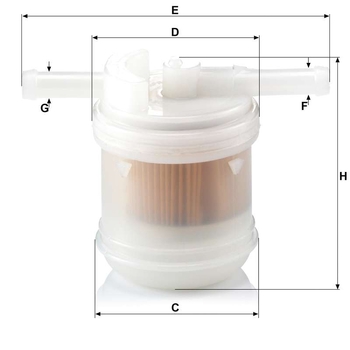 Filtru combustibil - MANN-FILTER [WK 42/14]