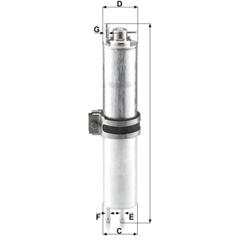 Filtru combustibil - MANN-FILTER [WK 532/2]