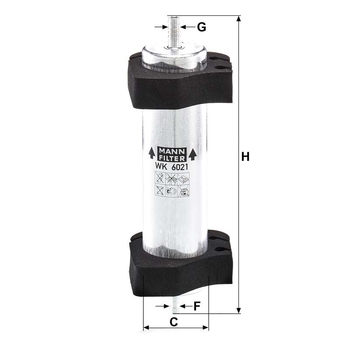Filtru combustibil - MANN-FILTER [WK 6021]