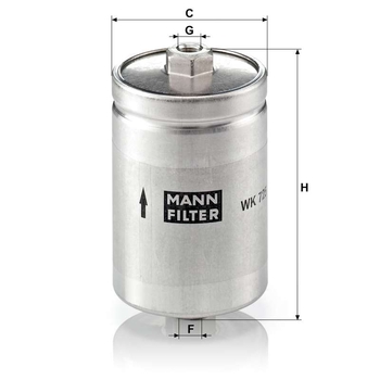 Filtru combustibil - MANN-FILTER [WK 725]