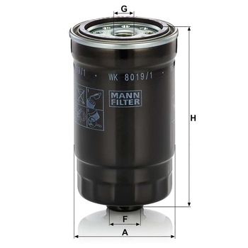 Filtru combustibil - MANN-FILTER [WK 8019/1]