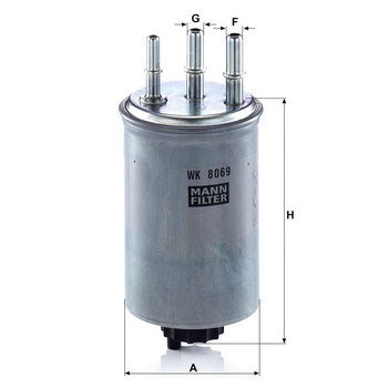 Filtru combustibil - MANN-FILTER [WK 8069]