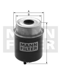Filtru combustibil - MANN-FILTER [WK 8156]