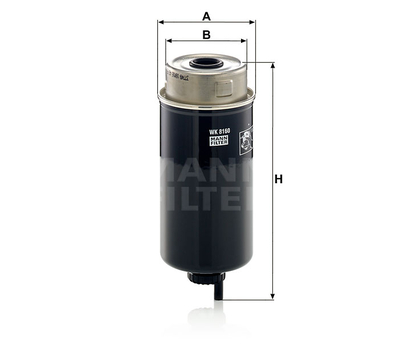 Filtru combustibil - MANN-FILTER [WK 8160]