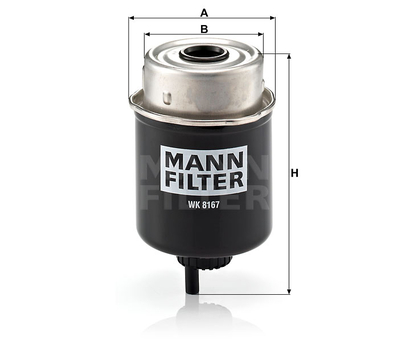 Filtru combustibil - MANN-FILTER [WK 8167]