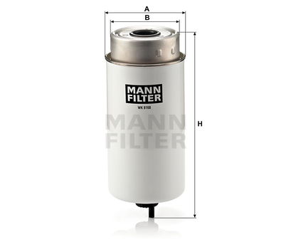 Filtru combustibil - MANN-FILTER [WK 8168]