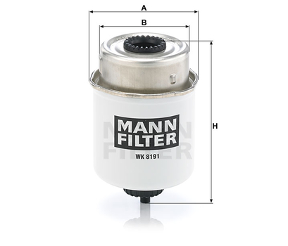 Filtru combustibil - MANN-FILTER [WK 8191]