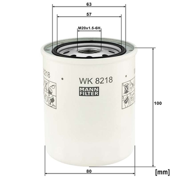 Filtru combustibil - MANN-FILTER [WK 8218]