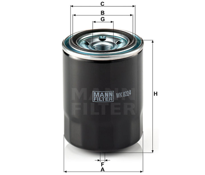 Filtru combustibil - MANN-FILTER [WK 822/4]