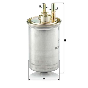 Filtru combustibil - MANN-FILTER [WK 853/7]