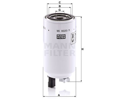 Filtru combustibil - MANN-FILTER [WK 9020/1 x]