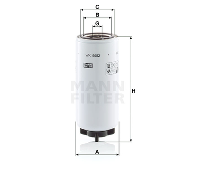 Filtru combustibil - MANN-FILTER [WK 9052 x]