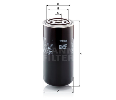 Filtru combustibil - MANN-FILTER [WK 9056]