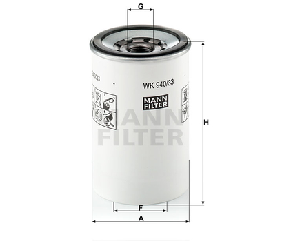 Filtru combustibil - MANN-FILTER [WK 940/33 x]