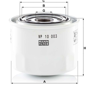 Filtru ulei motor - MANN-FILTER [WP 10 003]