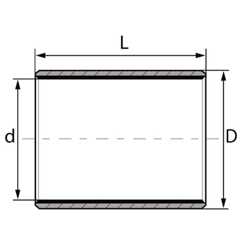 Bucsa lagar de alunecare ZB-BDA - KRAMP [ZB404430BDA]