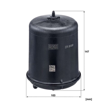Filtru ulei - MANN-FILTER [ZR 9008 z]