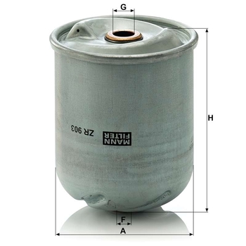 Filtru ulei - MANN-FILTER [ZR 903 x]