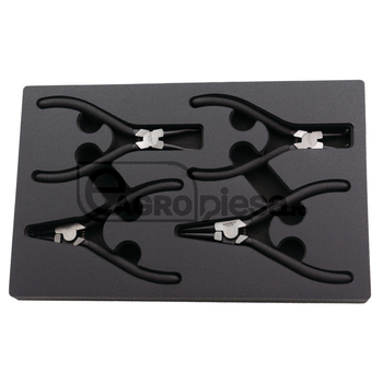 Set de clesti de siguranta, 4 bucati - GRANIT BLACK EDITION [7301543]