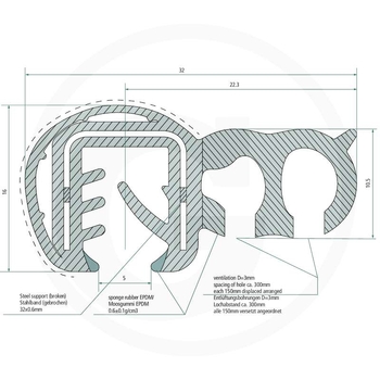 Cheder usa - stg/dr - tractor Case IH Farmall, JX / New Holland TD5000, TDD - GRANIT [12208862]