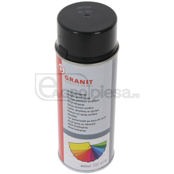 Vopsea - gri negru, RAL 7021 black grey, spray 400ml - GRANIT [27077028]