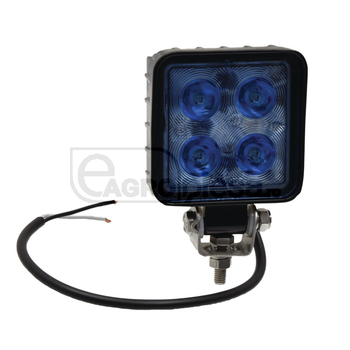 Far lucru 4x LED albastru, 12/24V, 14W, 72x72x40 - GRANIT [7070010180]