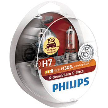 Set 2x Bec H7 12V 55W X-tremeVision G-force - Philips [44712972XVGS2]