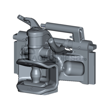 Cupla tractare - 320mm, cu bolt D38 - Sauermann [711171011]