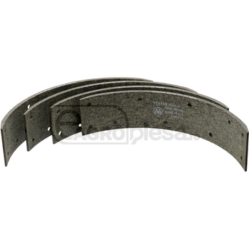 Set garnituri frictiune - frana tambur remorca, 400x80 - TEXTAR [86915247 0800]