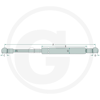Amortizor presiune gaz - Stabilus [65402072]