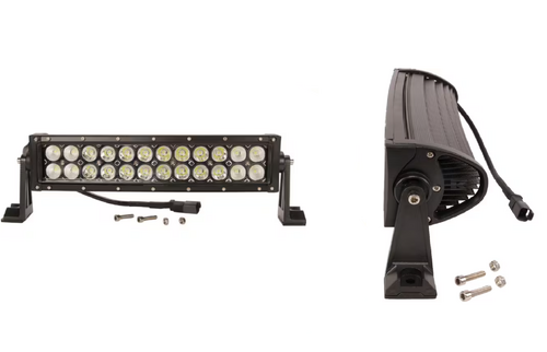Bara lumini de lucru led 72w 6120lm dreptunghiulara 12 24v alba 351 6x79 5mm mufa deutsch combo curbata 24 led uri kramp - KRAMP [LA10308]